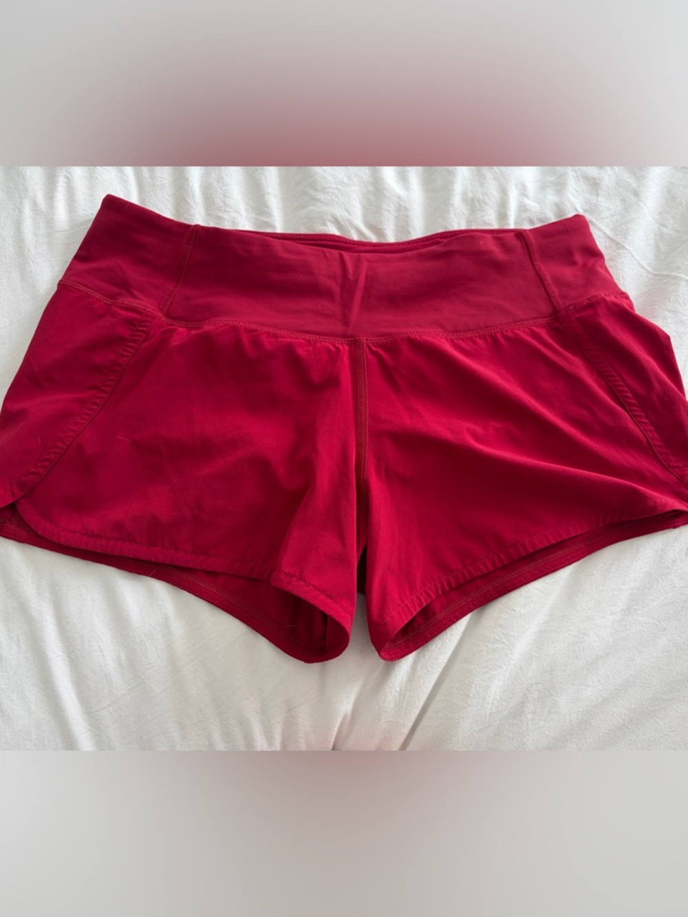 lululemon athletica Women's High-Rise Athletic Shorts - Red